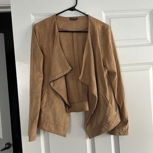 Suede camel jacket